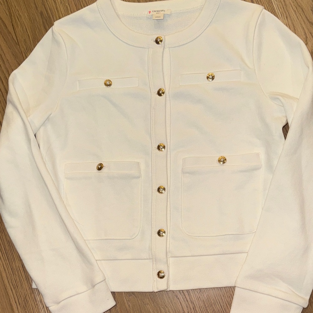 Crewcuts Cream Knit Sweatshirt